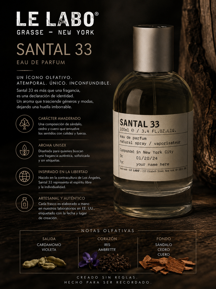 Le Labo Santal 33 Eau de Parfum